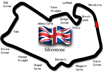 The Silverstone circuit, Britain